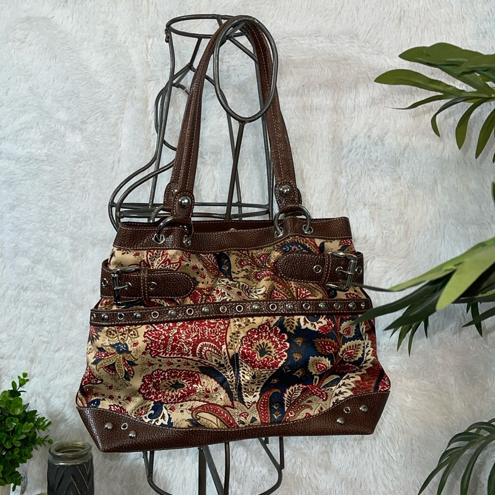 Genna De Rossi floral pattern purse